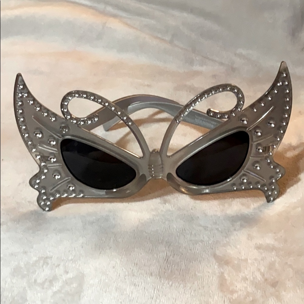 Butterfly Sparkle Masquerade Glasses